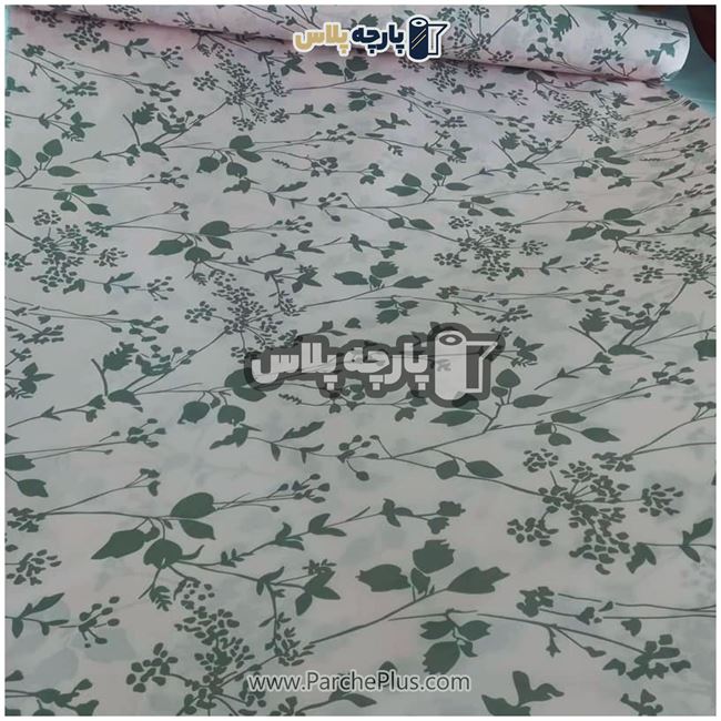 طاقه پارچه ملحفه ای پلی استر (پرنسس) گل دار با گل طوسی و زمینه صورتی 