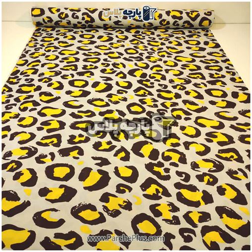  پارچه ملحفه ای اسپرت با زمینه طوسی (طرح پلنگی درشت)