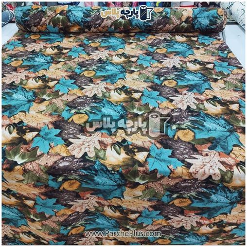 پارچه ملحفه ای طرح برگ