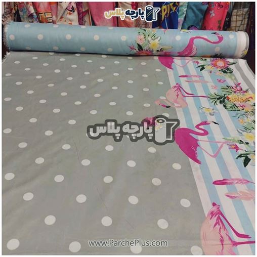 پارچه ملحفه ای اسپرت با زمینه طوسی (طرح پلیکان)