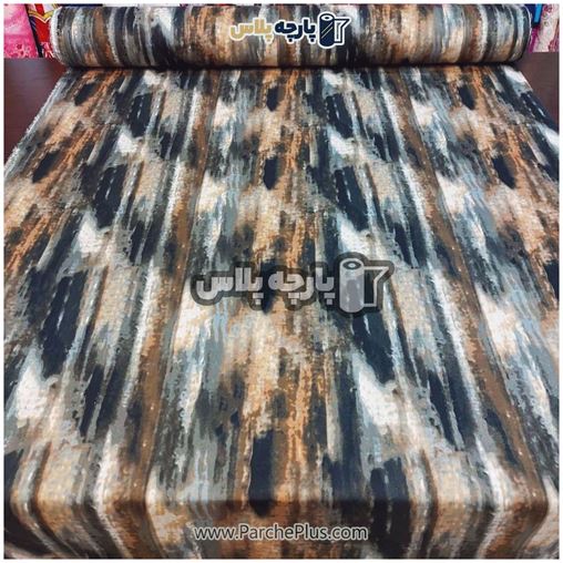 پارچه ملحفه ای اسپرت  با زمینه قهوه ای 