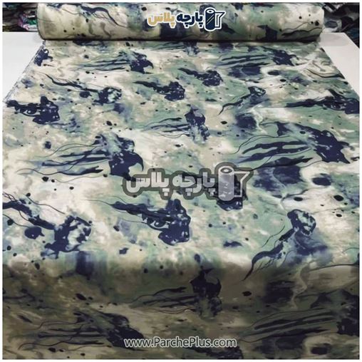 طاقه پارچه ملحفه ای پلی استر (پرنسس) اسپرت با زمینه کرمی 